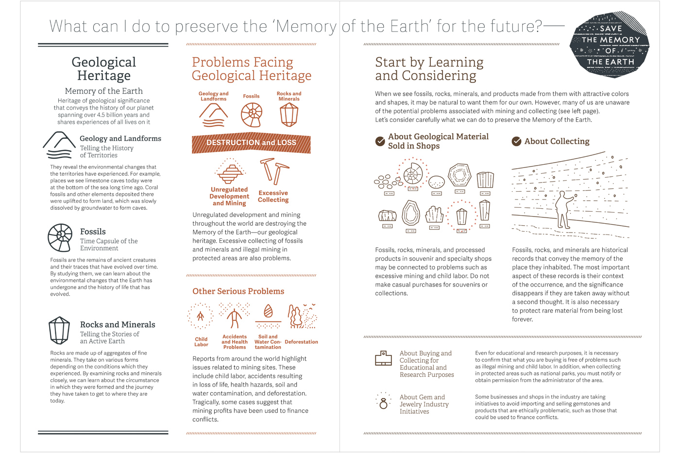 save the memory of the earth leaflet